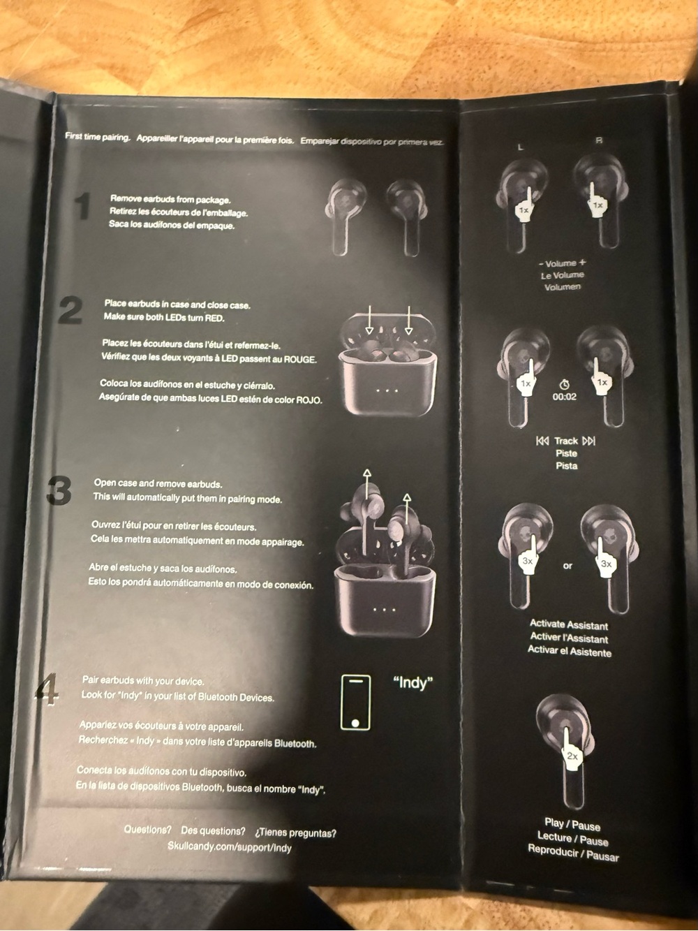 Skullcandy Indy True Wireless Earbuds โ Black - Picture 5 of 8